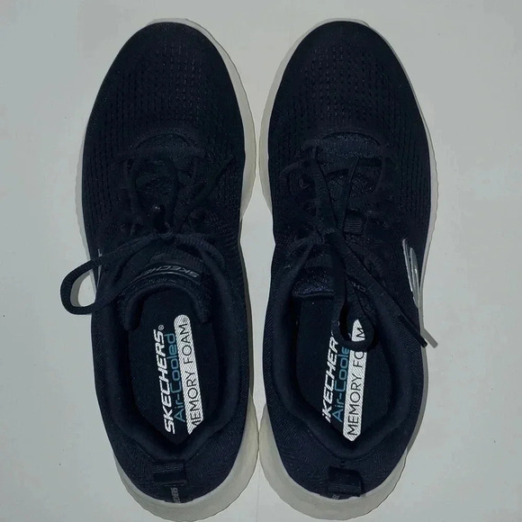 Skechers Air Cooled Memory Foam Lite-Foam Navy Blue Men\'s Size 9 main image 10